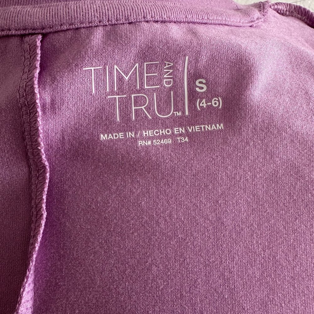 Time and Tru Women's Lilac Sleeveless Knit Swing Dress - Small - Picture 8 of 9